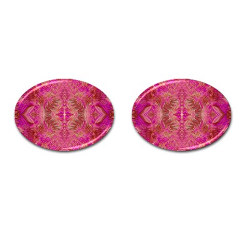 Tondo symmetry Cufflinks (Oval) from ArtsNow.com Front(Pair)