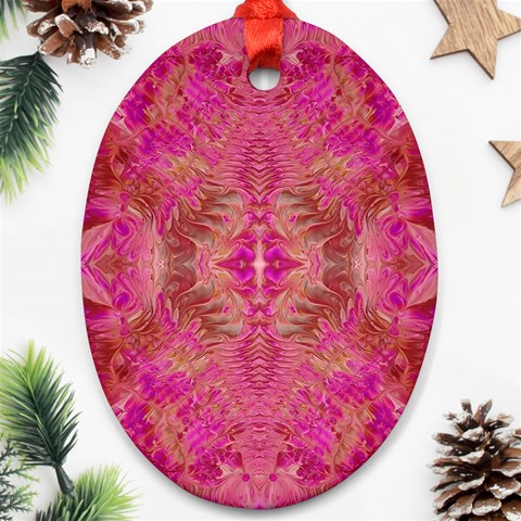 Tondo symmetry Oval Ornament (Two Sides) from ArtsNow.com Front