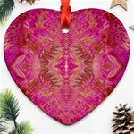 Tondo symmetry Heart Ornament (Two Sides)
