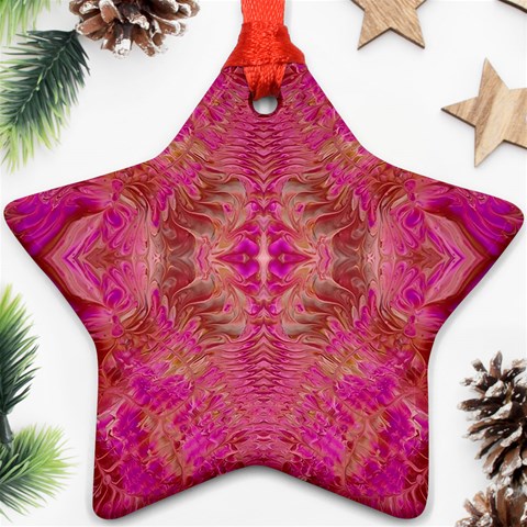Tondo symmetry Star Ornament (Two Sides) from ArtsNow.com Front