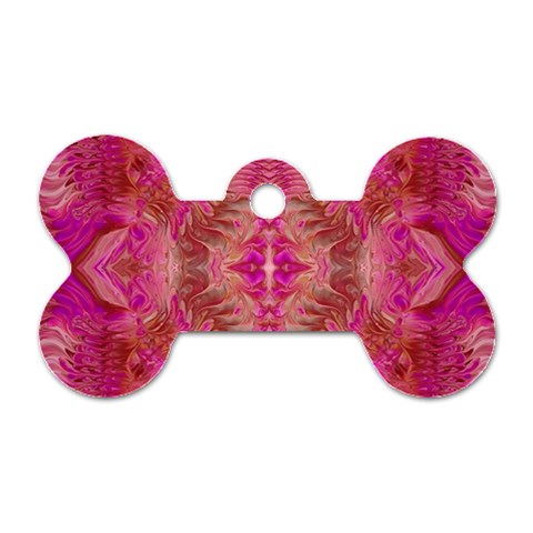 Tondo symmetry Dog Tag Bone (Two Sides) from ArtsNow.com Front