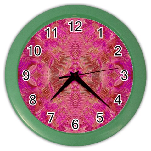 Tondo symmetry Color Wall Clock from ArtsNow.com Front