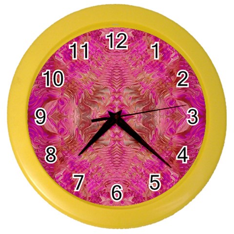 Tondo symmetry Color Wall Clock from ArtsNow.com Front