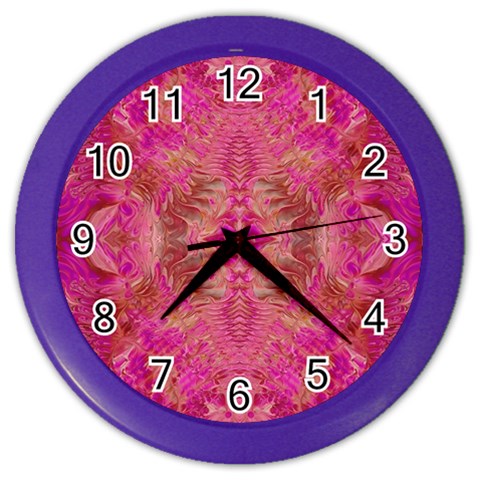 Tondo symmetry Color Wall Clock from ArtsNow.com Front