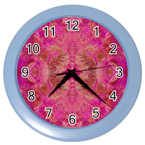 Tondo symmetry Color Wall Clock from ArtsNow.com Front