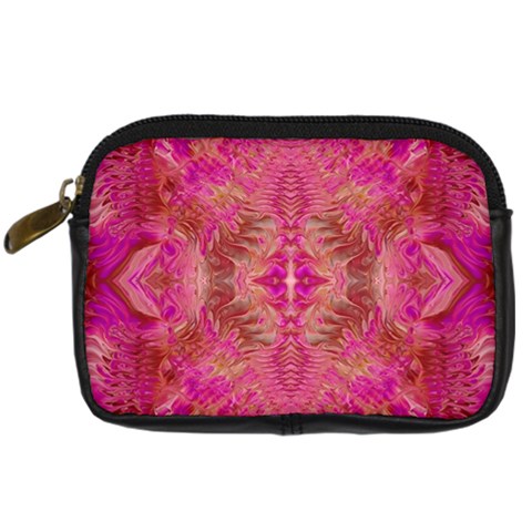 Tondo symmetry Digital Camera Leather Case from ArtsNow.com Front