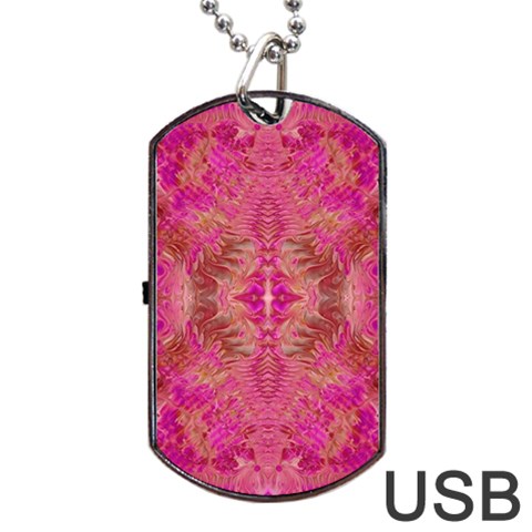 Tondo symmetry Dog Tag USB Flash (One Side) from ArtsNow.com Front