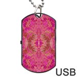 Tondo symmetry Dog Tag USB Flash (One Side)