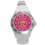 Tondo symmetry Round Plastic Sport Watch (L)
