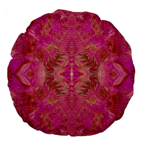 Tondo symmetry Large 18  Premium Round Cushions from ArtsNow.com Front