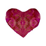 Tondo symmetry Standard 16  Premium Heart Shape Cushions