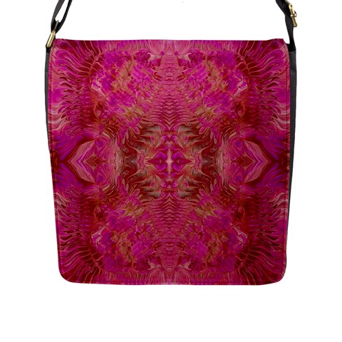 Tondo symmetry Flap Closure Messenger Bag (L) from ArtsNow.com Front