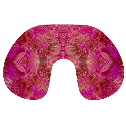 Tondo symmetry Travel Neck Pillow from ArtsNow.com Front