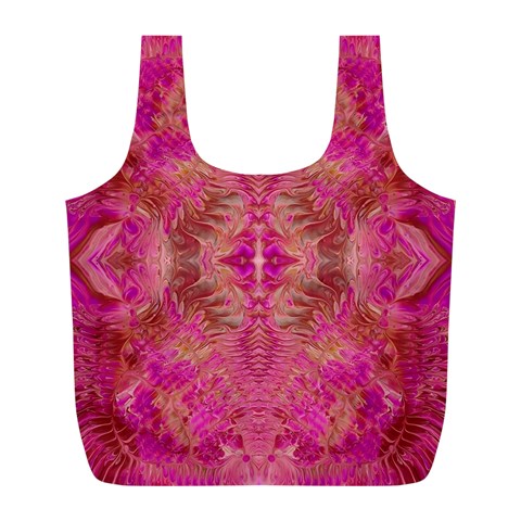 Tondo symmetry Full Print Recycle Bag (L) from ArtsNow.com Front