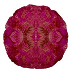Tondo symmetry Large 18  Premium Flano Round Cushions