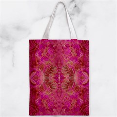 Tondo symmetry Zipper Classic Tote Bag from ArtsNow.com Back
