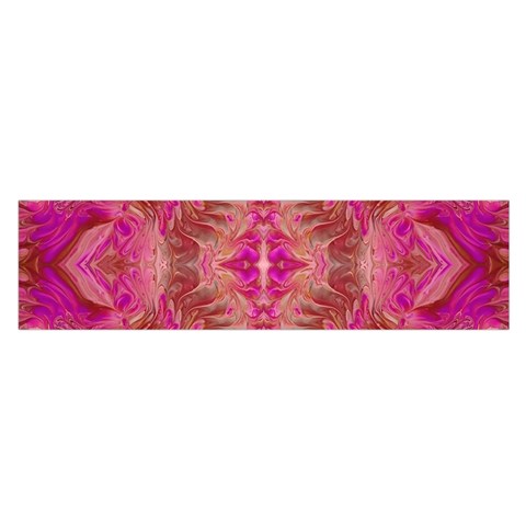 Tondo symmetry 16 x 60  Oblong Satin Scarf from ArtsNow.com Front