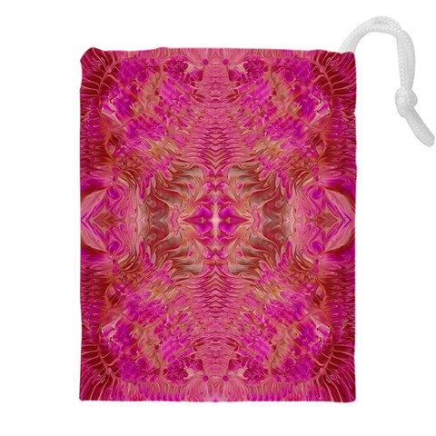 Tondo symmetry Drawstring Pouch (4XL) from ArtsNow.com Front