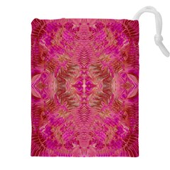 Tondo symmetry Drawstring Pouch (4XL) from ArtsNow.com Front