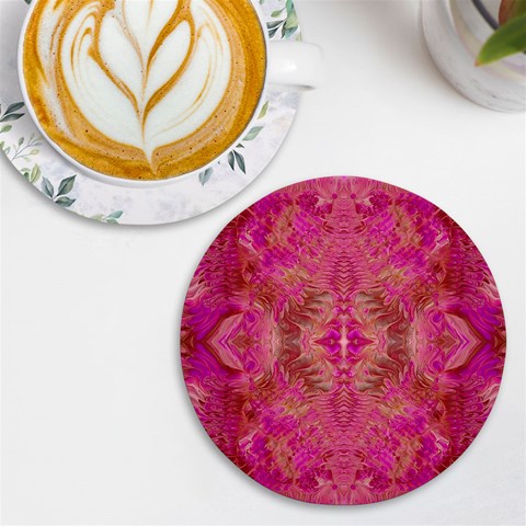 Tondo symmetry UV Print Round Tile Coaster from ArtsNow.com Front
