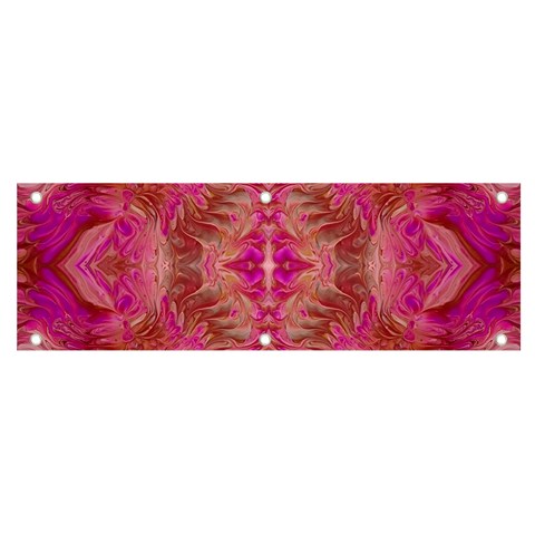Tondo symmetry Banner and Sign 6  x 2  from ArtsNow.com Front