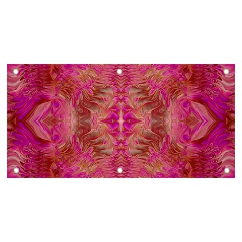Tondo symmetry Banner and Sign 6  x 3  from ArtsNow.com Front