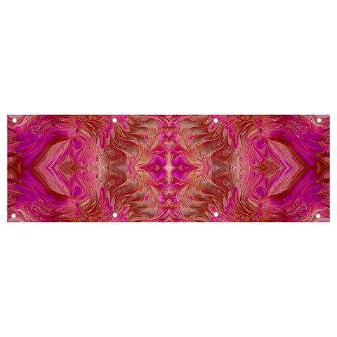 Tondo symmetry Banner and Sign 9  x 3  from ArtsNow.com Front
