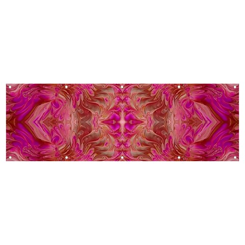 Tondo symmetry Banner and Sign 12  x 4  from ArtsNow.com Front