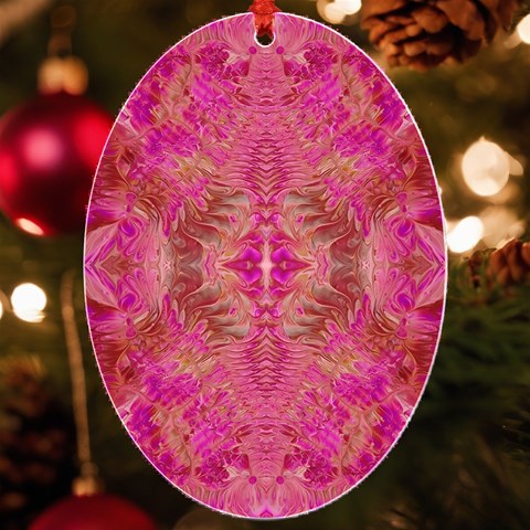 Tondo symmetry UV Print Acrylic Ornament Oval from ArtsNow.com Front