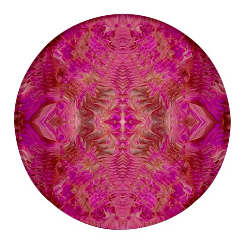 Tondo symmetry Round Glass Fridge Magnet (4 pack) from ArtsNow.com Front