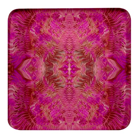 Tondo symmetry Square Glass Fridge Magnet (4 pack) from ArtsNow.com Front