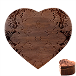 Tondo symmetry Heart Wood Jewelry Box