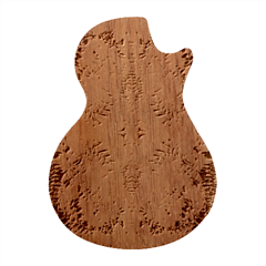 Tondo symmetry Guitar Shape Wood Guitar Pick Holder Case And Picks Set from ArtsNow.com Front