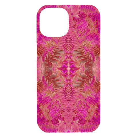 Tondo symmetry iPhone 15 Black UV Print PC Hardshell Case from ArtsNow.com Front