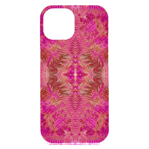 Tondo symmetry iPhone 15 Plus Black UV Print PC Hardshell Case from ArtsNow.com Front