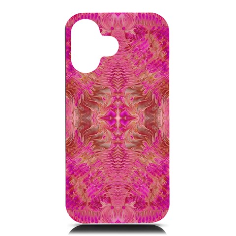 Tondo symmetry iPhone 16 Black UV Print PC Hardshell Case from ArtsNow.com Front