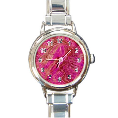 Tondo Wave I Round Italian Charm Watch from ArtsNow.com Front