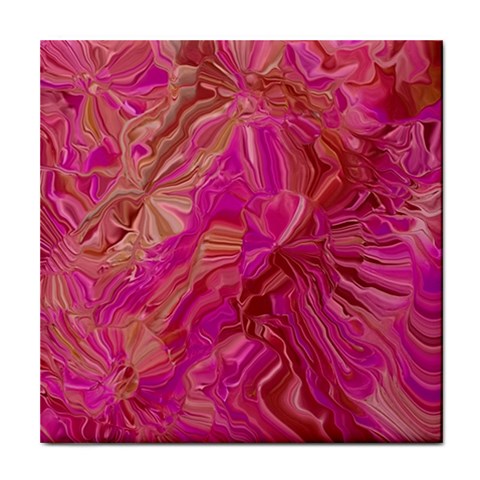 Tondo Wave I Tile Coaster from ArtsNow.com Front