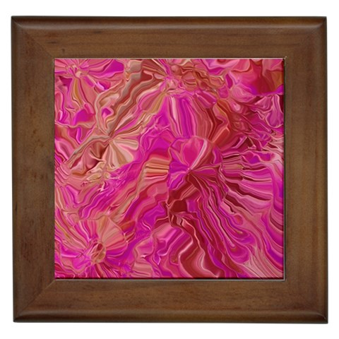 Tondo Wave I Framed Tile from ArtsNow.com Front