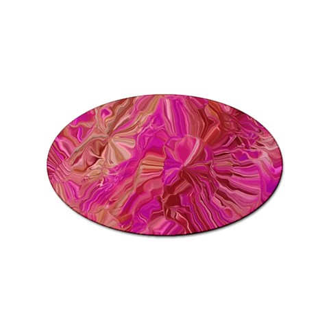 Tondo Wave I Sticker Oval (100 pack) from ArtsNow.com Front