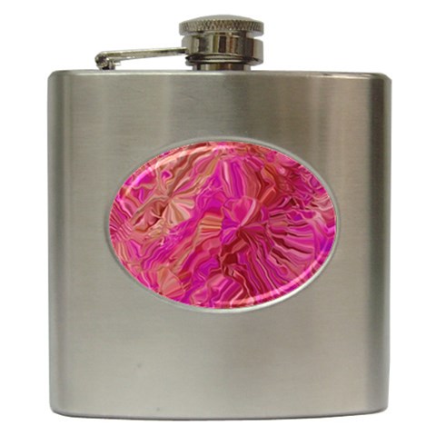 Tondo Wave I Hip Flask (6 oz) from ArtsNow.com Front