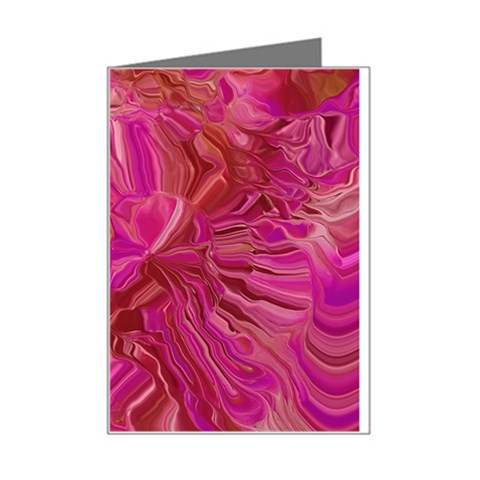 Tondo Wave I Mini Greeting Card from ArtsNow.com Left