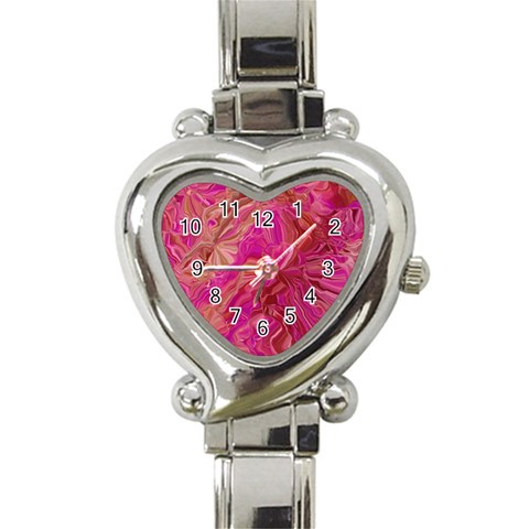 Tondo Wave I Heart Italian Charm Watch from ArtsNow.com Front