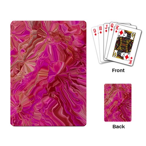 Tondo Wave I Playing Cards Single Design (Rectangle) from ArtsNow.com Back