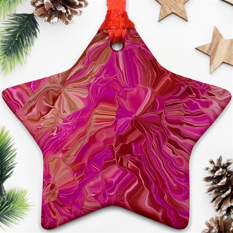 Tondo Wave I Star Ornament (Two Sides) from ArtsNow.com Front