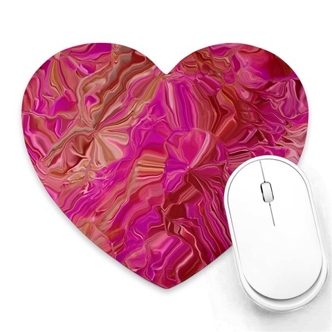 Tondo Wave I Heart Mousepad from ArtsNow.com Front