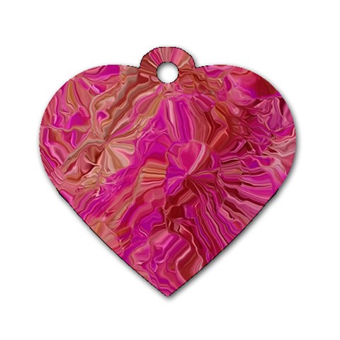 Tondo Wave I Dog Tag Heart (Two Sides) from ArtsNow.com Front