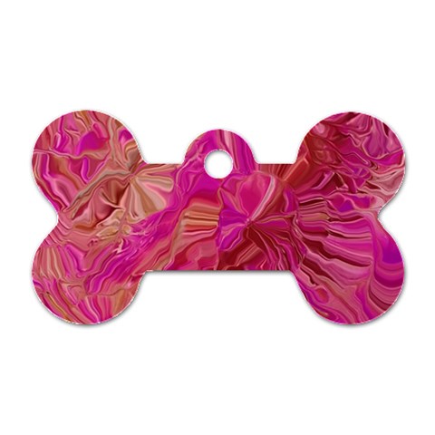Tondo Wave I Dog Tag Bone (One Side) from ArtsNow.com Front