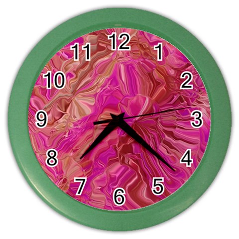 Tondo Wave I Color Wall Clock from ArtsNow.com Front