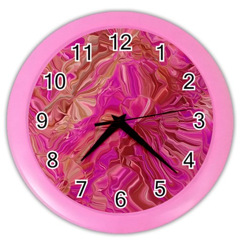 Tondo Wave I Color Wall Clock from ArtsNow.com Front
